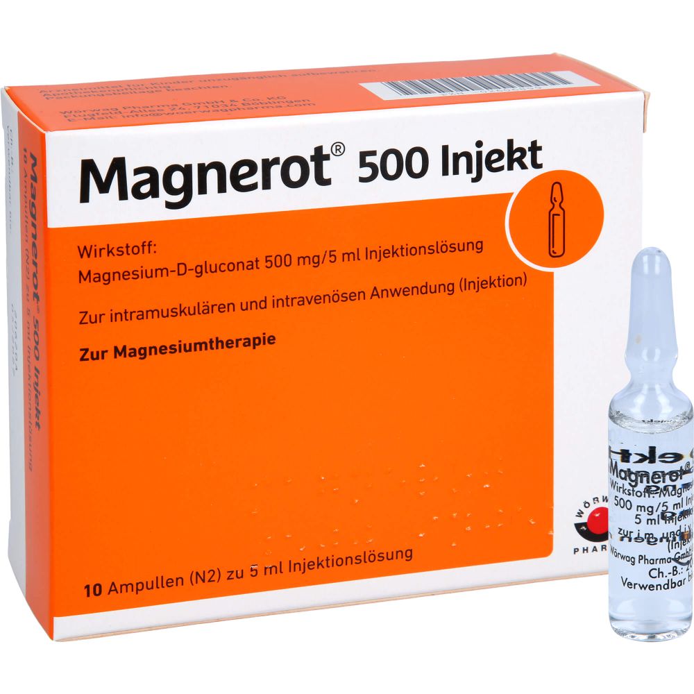 MAGNEROT 500 fiole injectabile