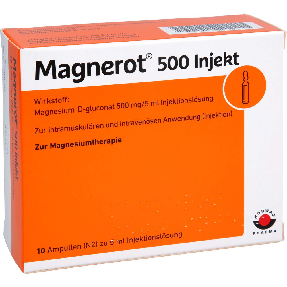 MAGNEROT 500 fiole injectabile