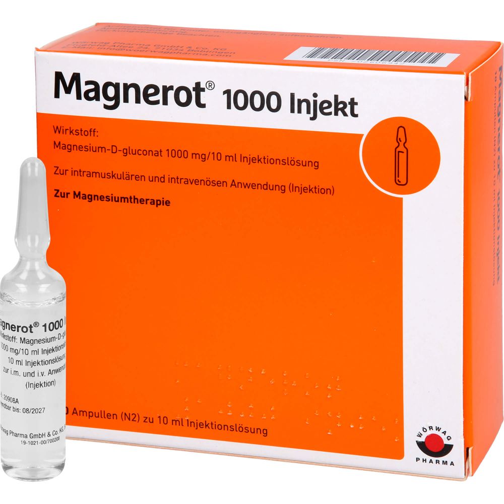 MAGNEROT 1000 Injekt Ampullen