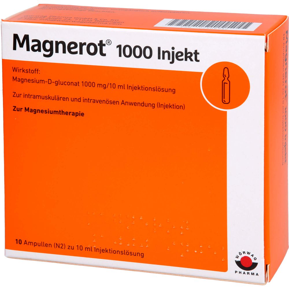 MAGNEROT 1000 Injekt Ampullen