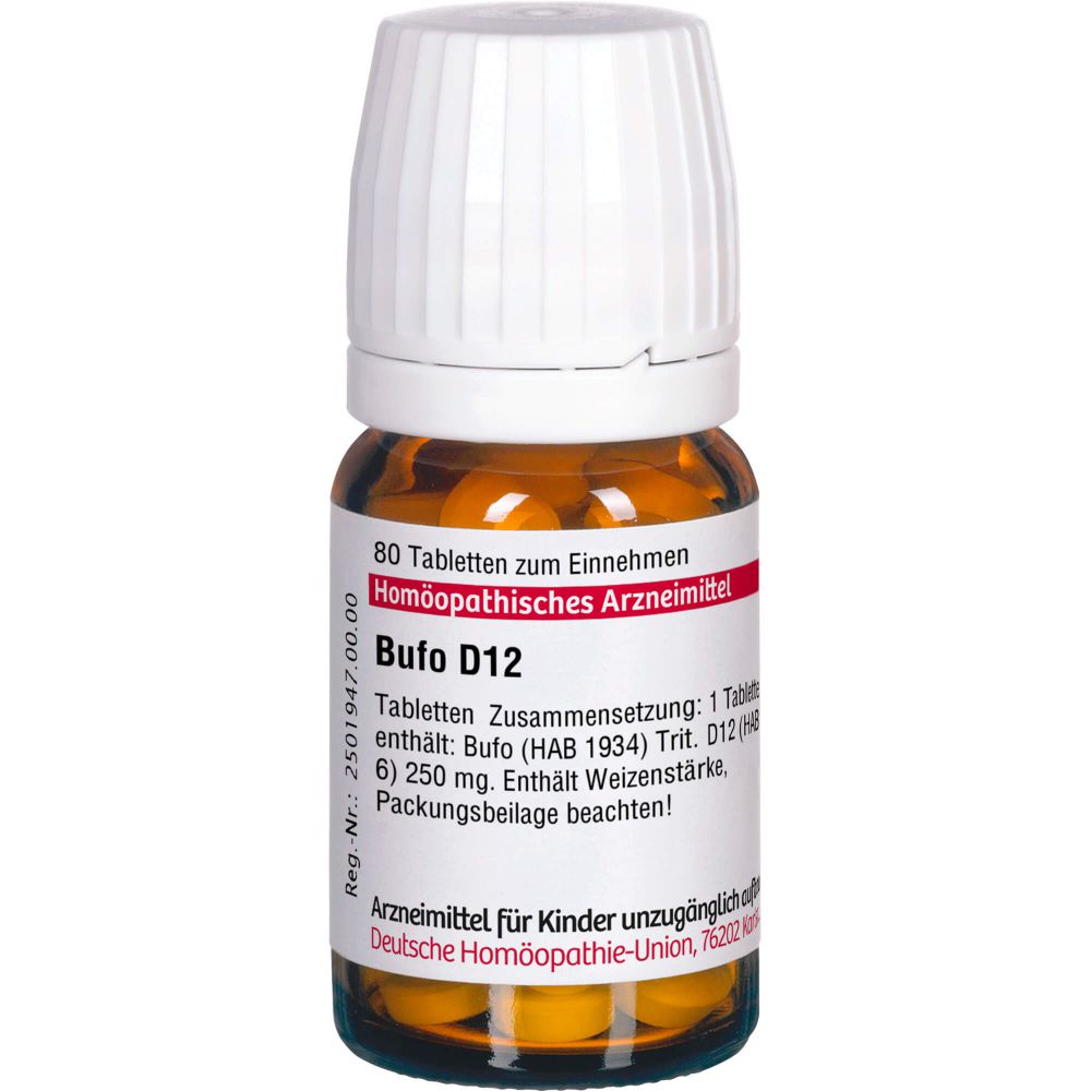 Bufo D 12 Tabletten 80 St