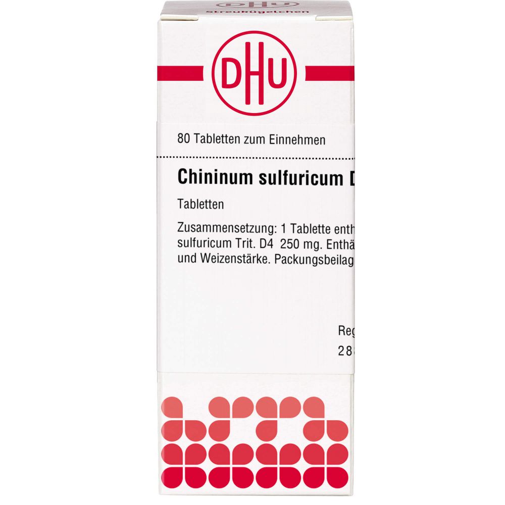 Chininum Sulfuricum D 4 Tabletten 80 St
