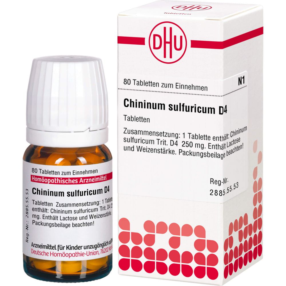 Chininum Sulfuricum D 4 Tabletten 80 St
