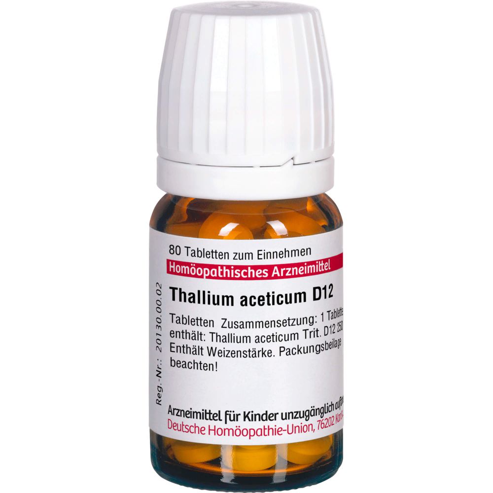Thallium Aceticum D 12 Tabletten 80 St