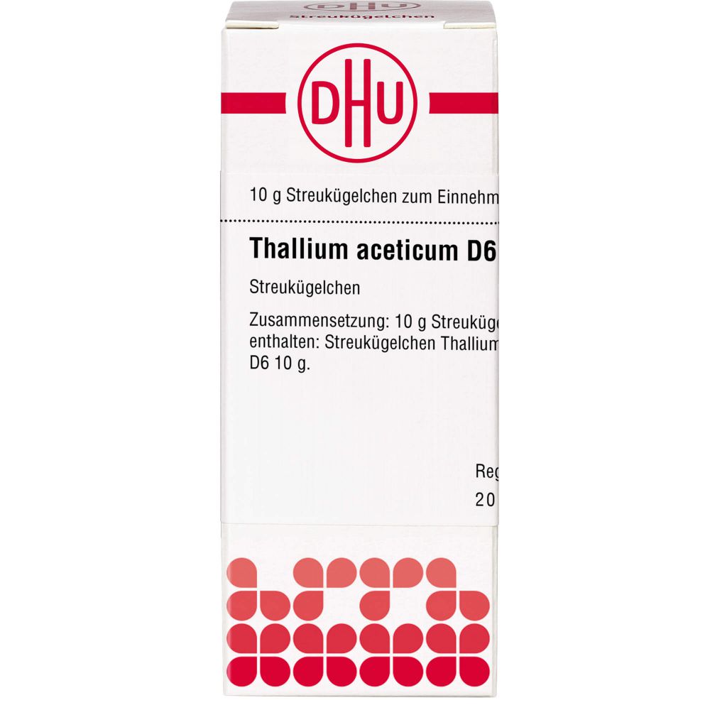 Thallium Aceticum D 6 Globuli 10 g