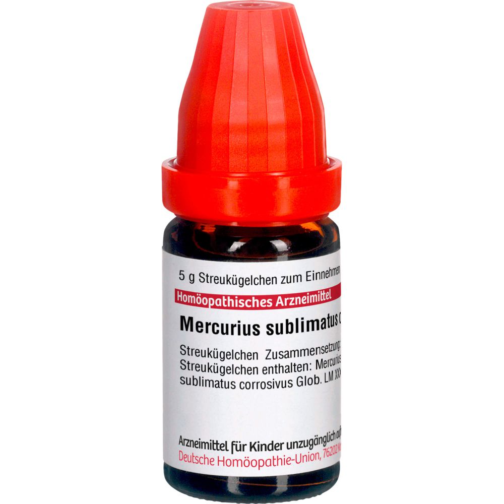 MERCURIUS SUBLIMATUS corrosivus LM XXX Globuli