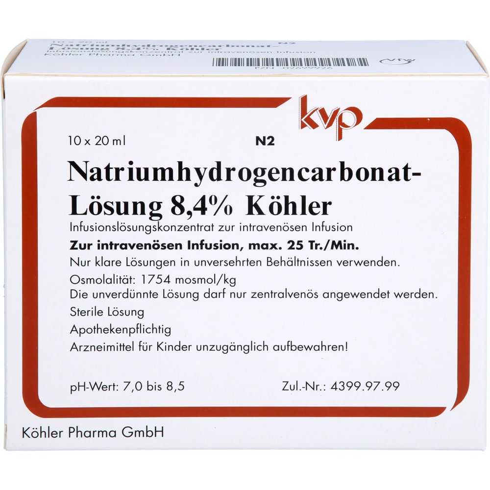 NATRIUMHYDROGENCARBONAT-Lösung 8,4% Köhler