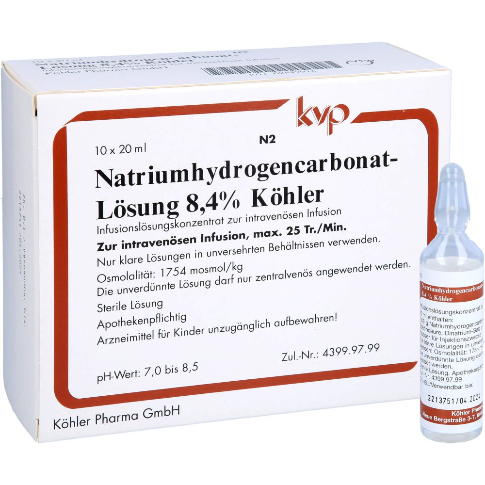 NATRIUMHYDROGENCARBONAT-Lösung 8,4% Köhler