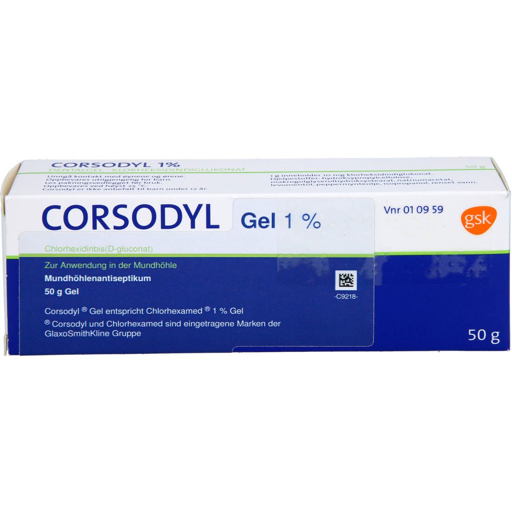 Corsodyl Gel 50 g