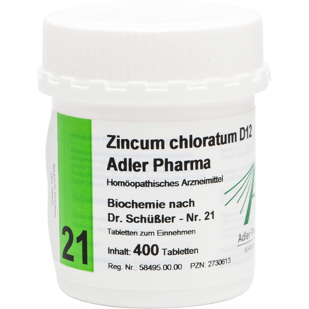 BIOCHEMIE Adler 21 Zincum chloratum D 12 Tabletten