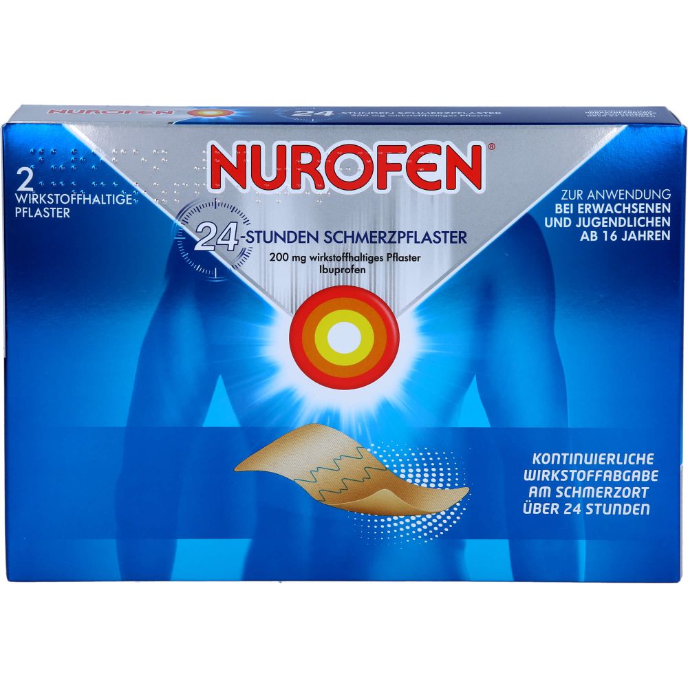 Nurofen 24-Stunden Schmerzpflaster 200 mg 2 St