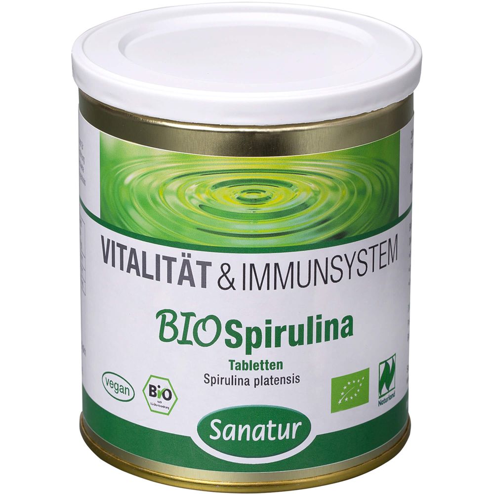 BIOSPIRULINA aus ökologischer Aquakultur Tabletten