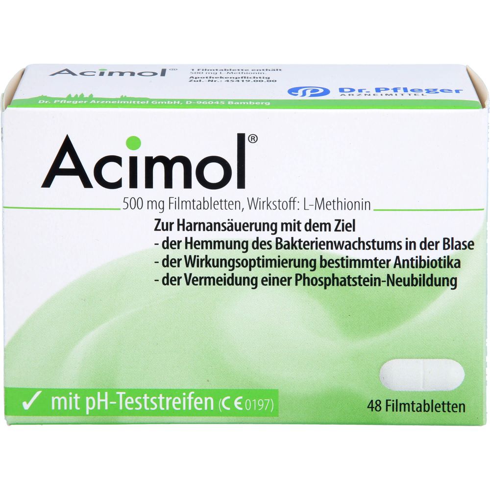 ACIMOL mit pH Teststreifen Filmtabletten