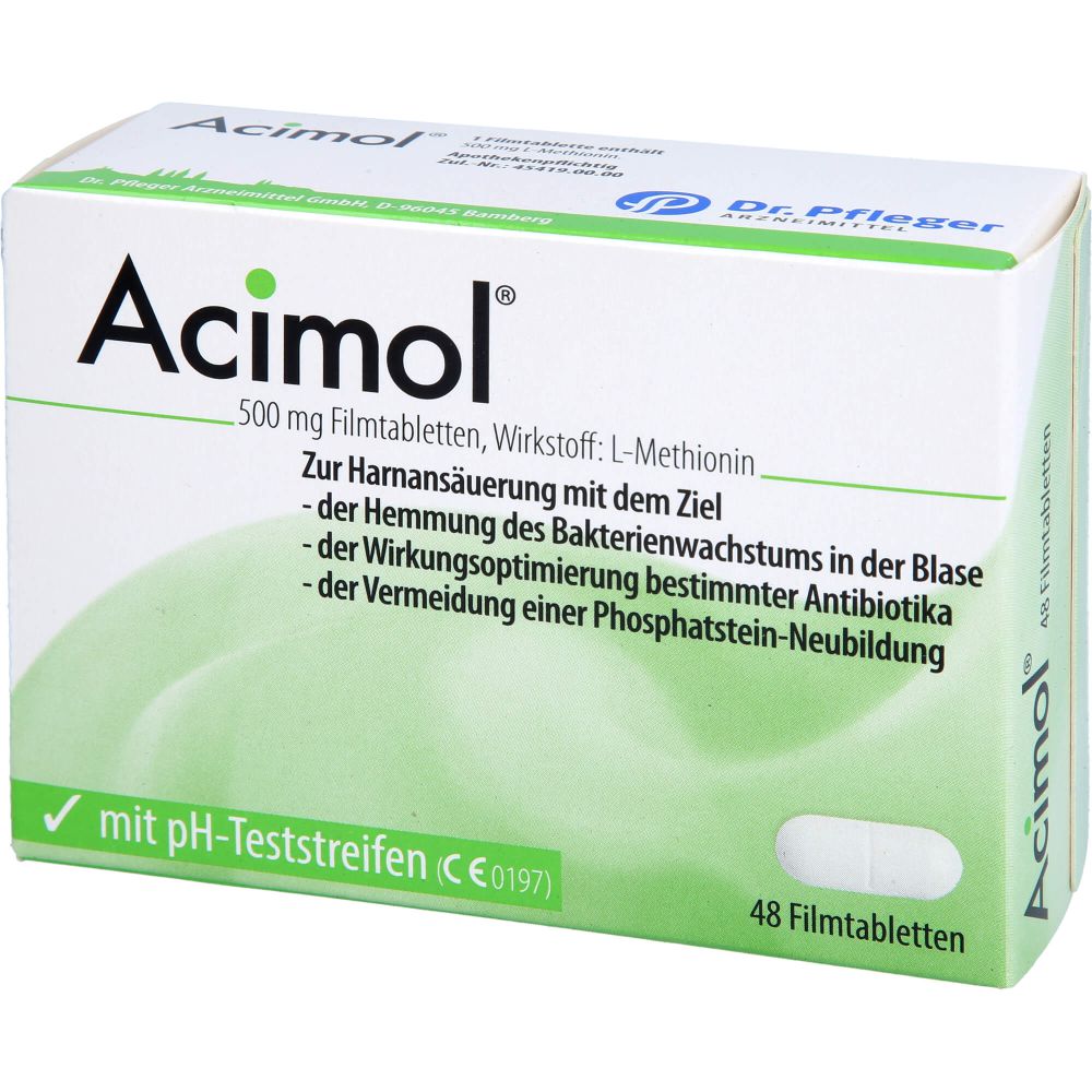 ACIMOL mit pH Teststreifen Filmtabletten