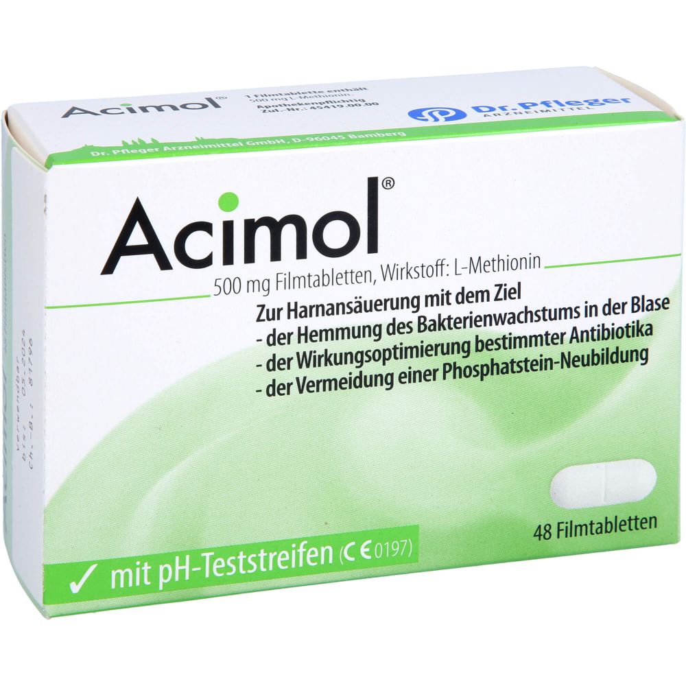 ACIMOL mit pH Teststreifen Filmtabletten