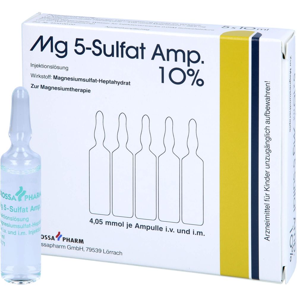 MG 5 Sulfat Amp. 10% Injektionslösung