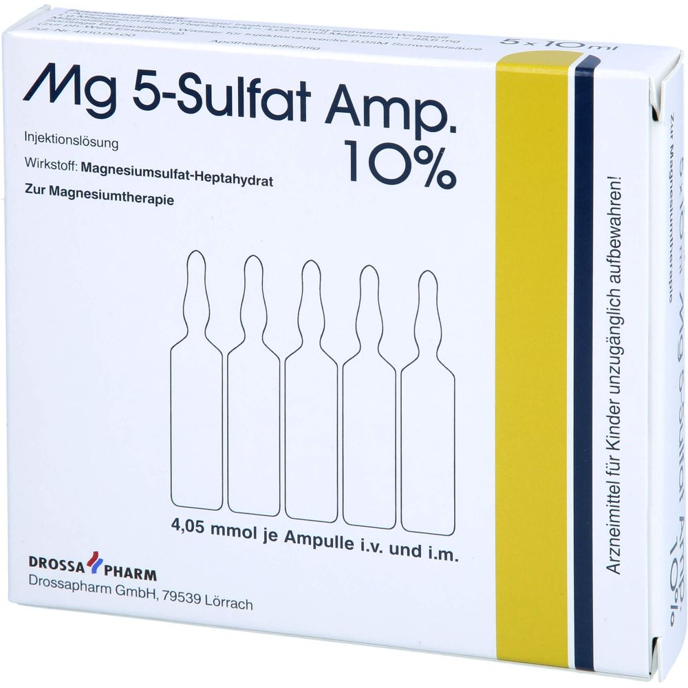 MG 5 Sulfat Amp. 10% Injektionslösung