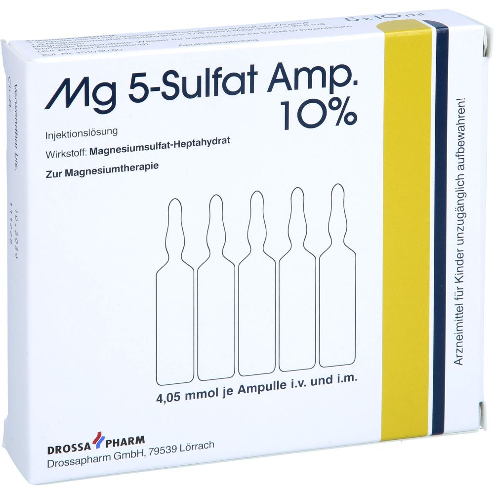 MG 5 Sulfat Amp. 10% Injektionslösung