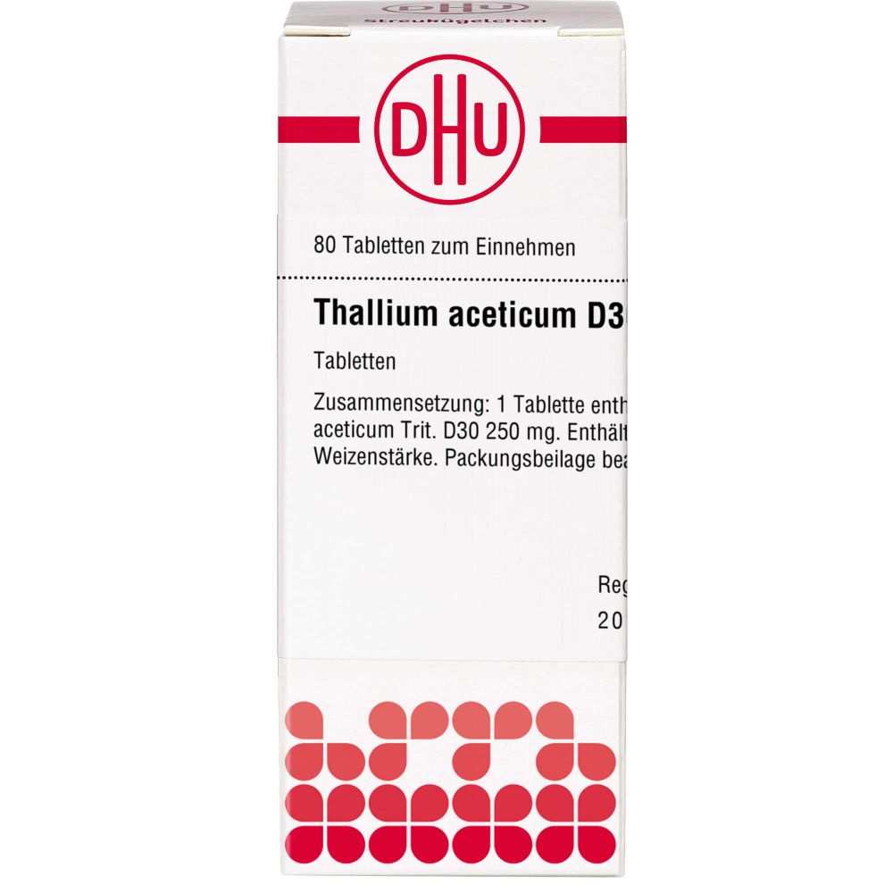 THALLIUM ACETICUM D 30 Tabletten