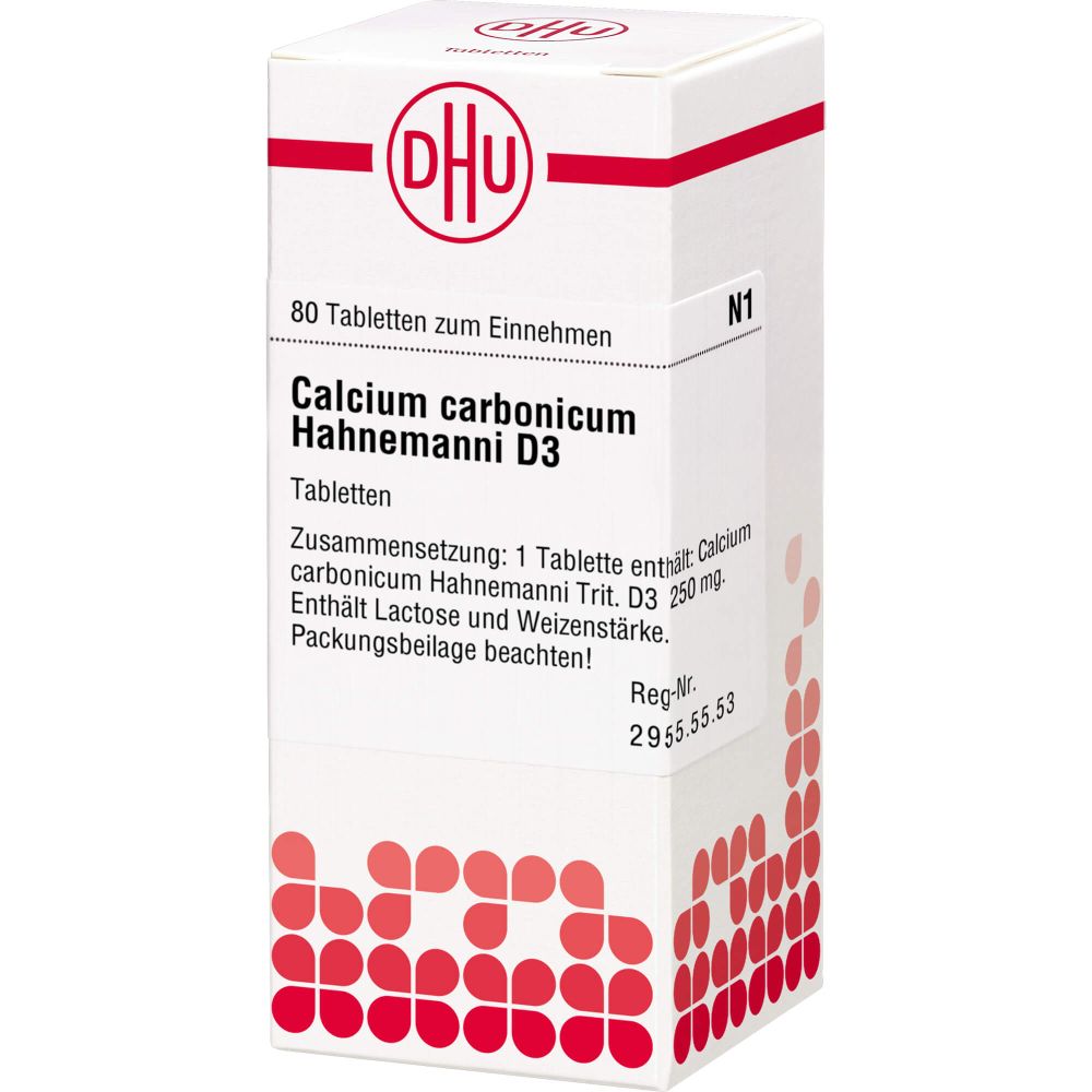 Calcium Carbonicum Hahnemanni D 3 Tabletten 80 St 80 St