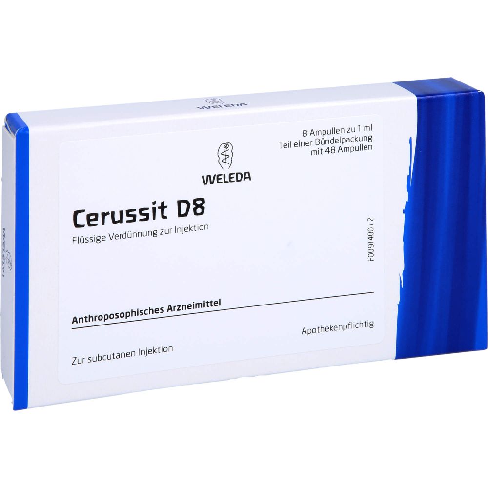 WELEDA CERUSSIT D 8 Ampullen