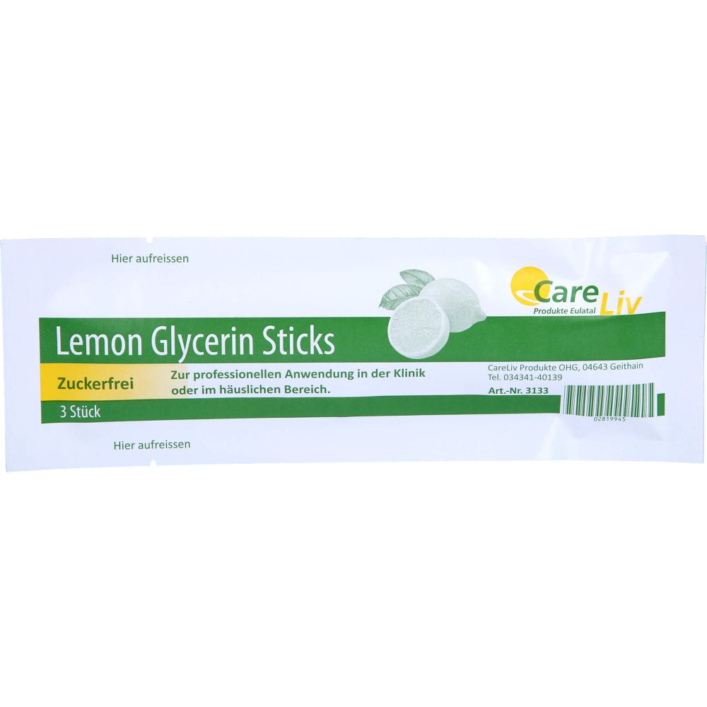 Mundpflegestäbchen Lemon Sticks 3 St 3 St