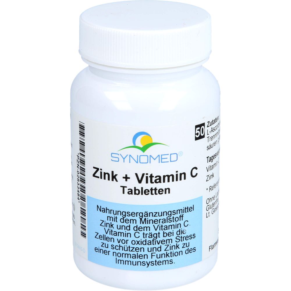 ZINK+VITAMIN C Tabletten Synomed
