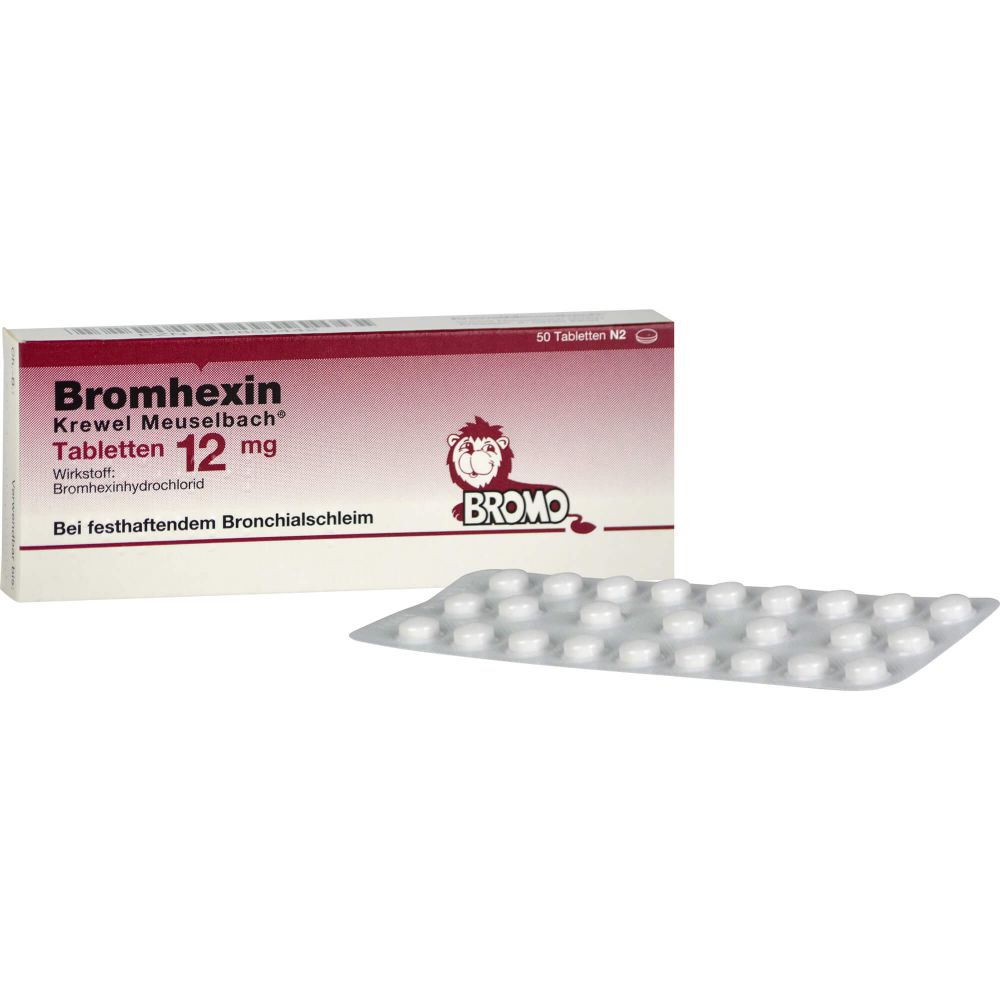 BROMHEXIN Krewel Meuselb.Tabletten 12mg