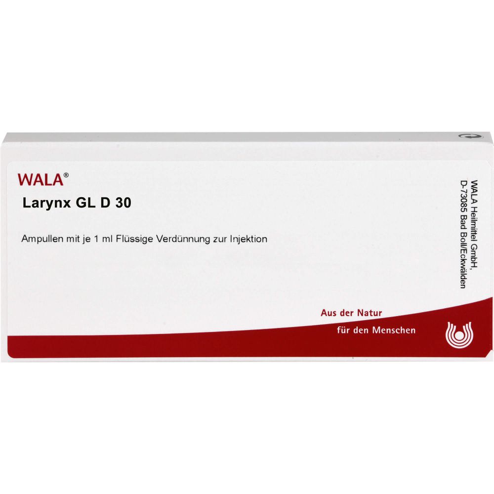 Wala Larynx Gl D 30 Ampullen 10 ml