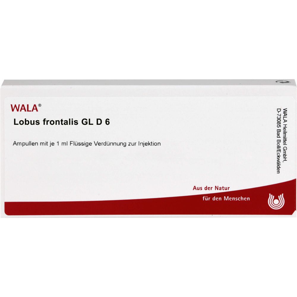 Wala Lobus frontalis Gl D 6 Ampullen 10 ml 10 ml