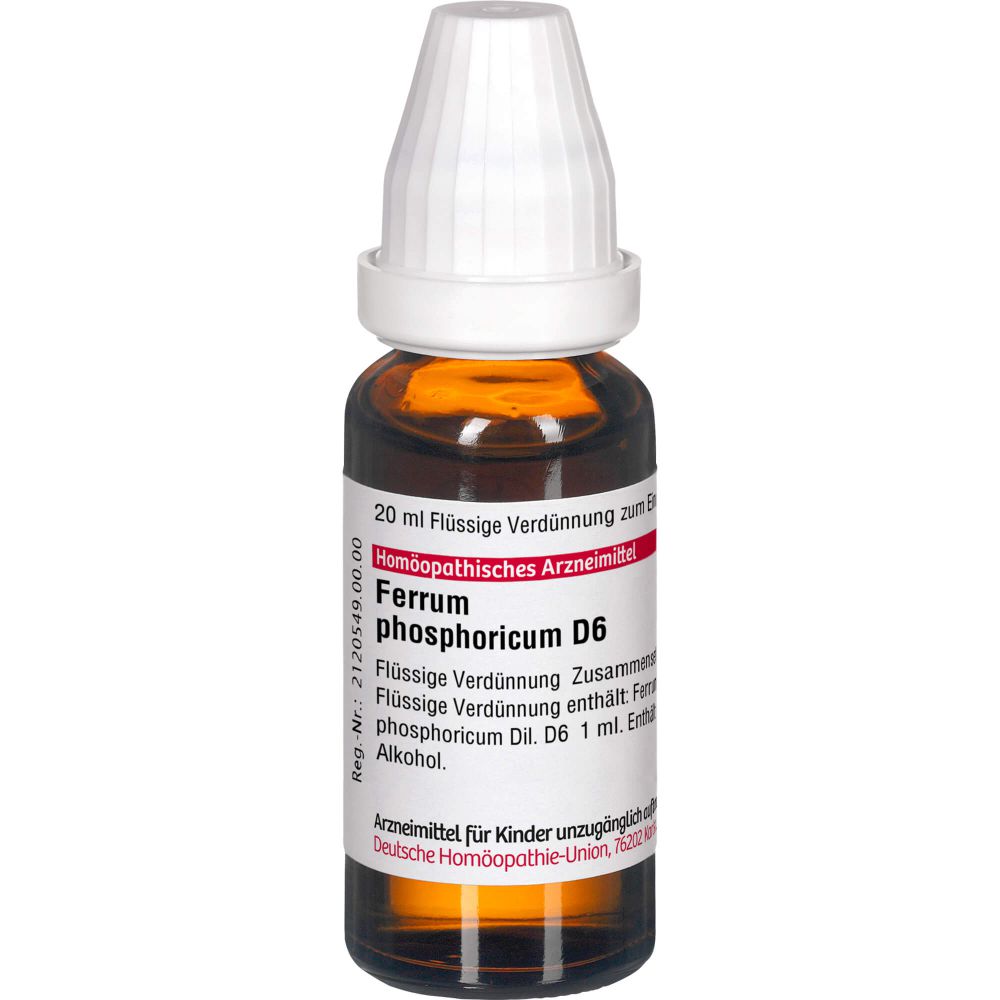 Ferrum Phosphoricum D 6 Dilution 20 ml