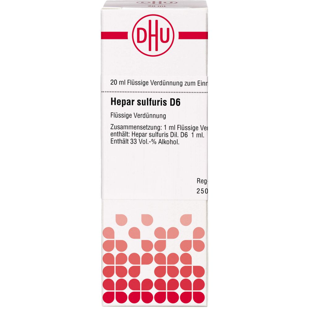 Hepar Sulfuris D 6 Dilution 20 ml