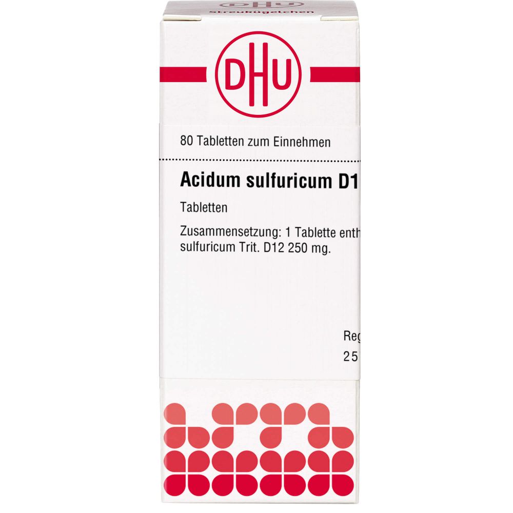 Acidum Sulfuricum D 12 Tabletten 80 St