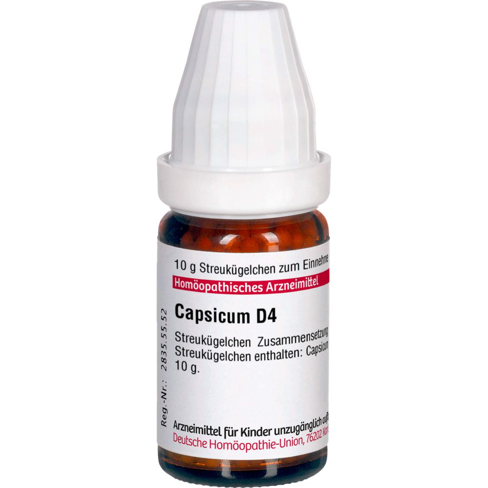 Capsicum D 4 Globuli 10 g