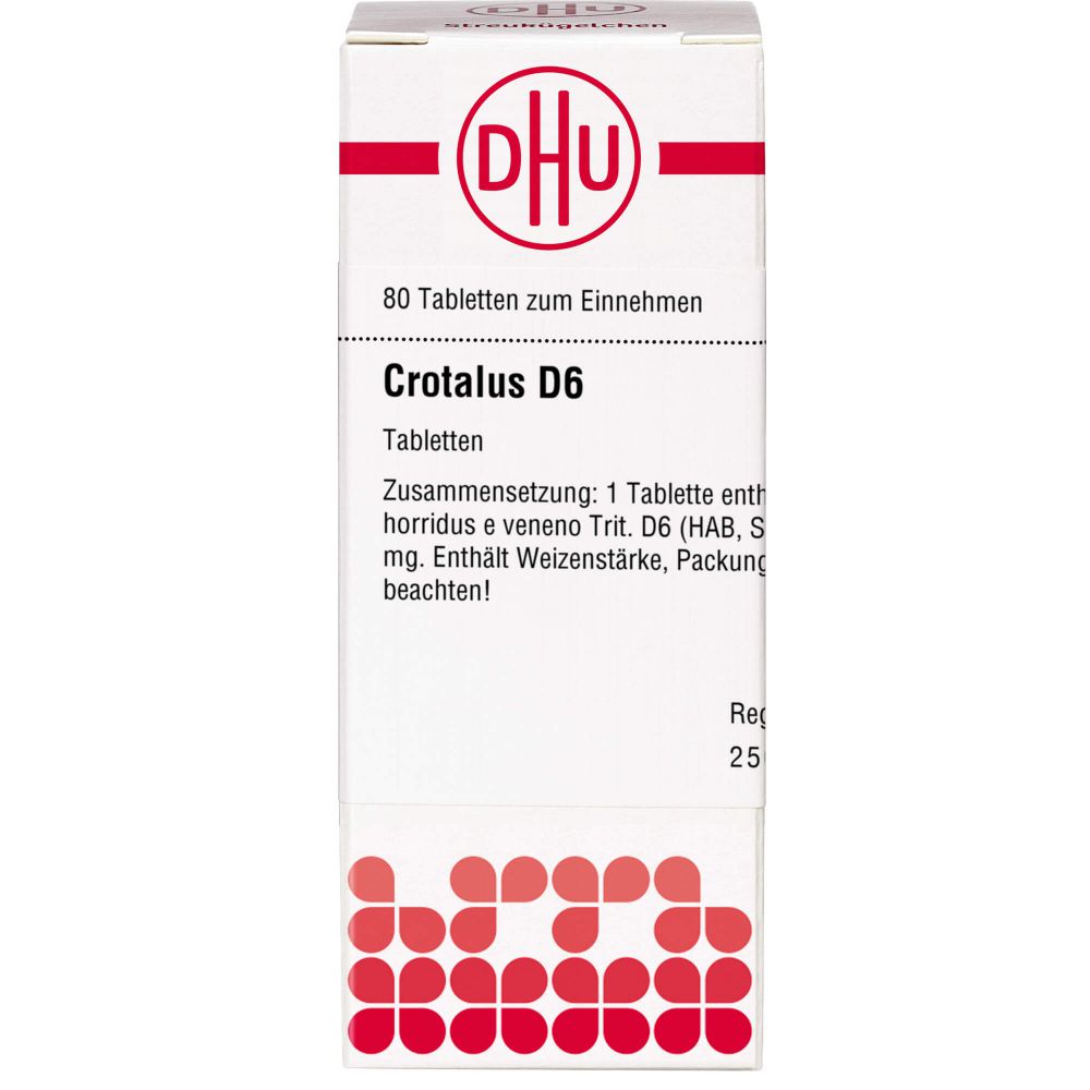 Crotalus D 6 Tabletten 80 St