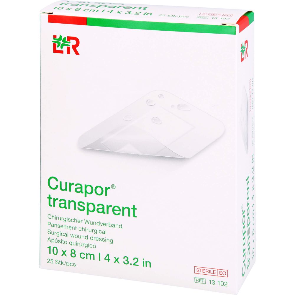 CURAPOR Wundverband steril transparent 8x10 cm