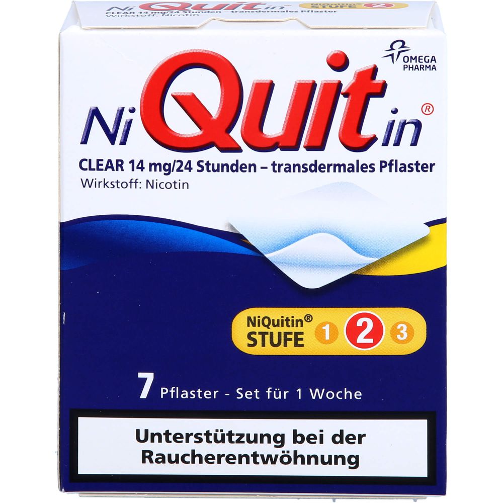 NIQUITIN Clear 14 mg transdermale Pflaster