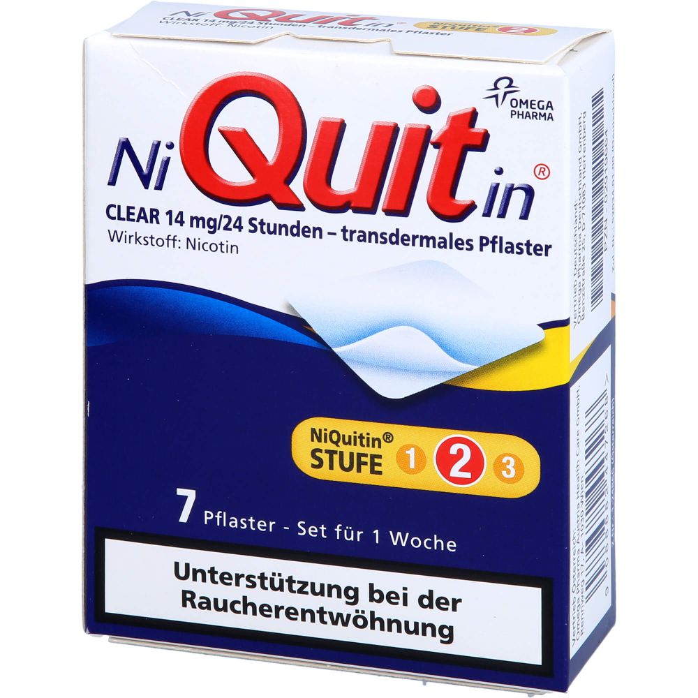 NIQUITIN Clear 14 mg transdermale Pflaster