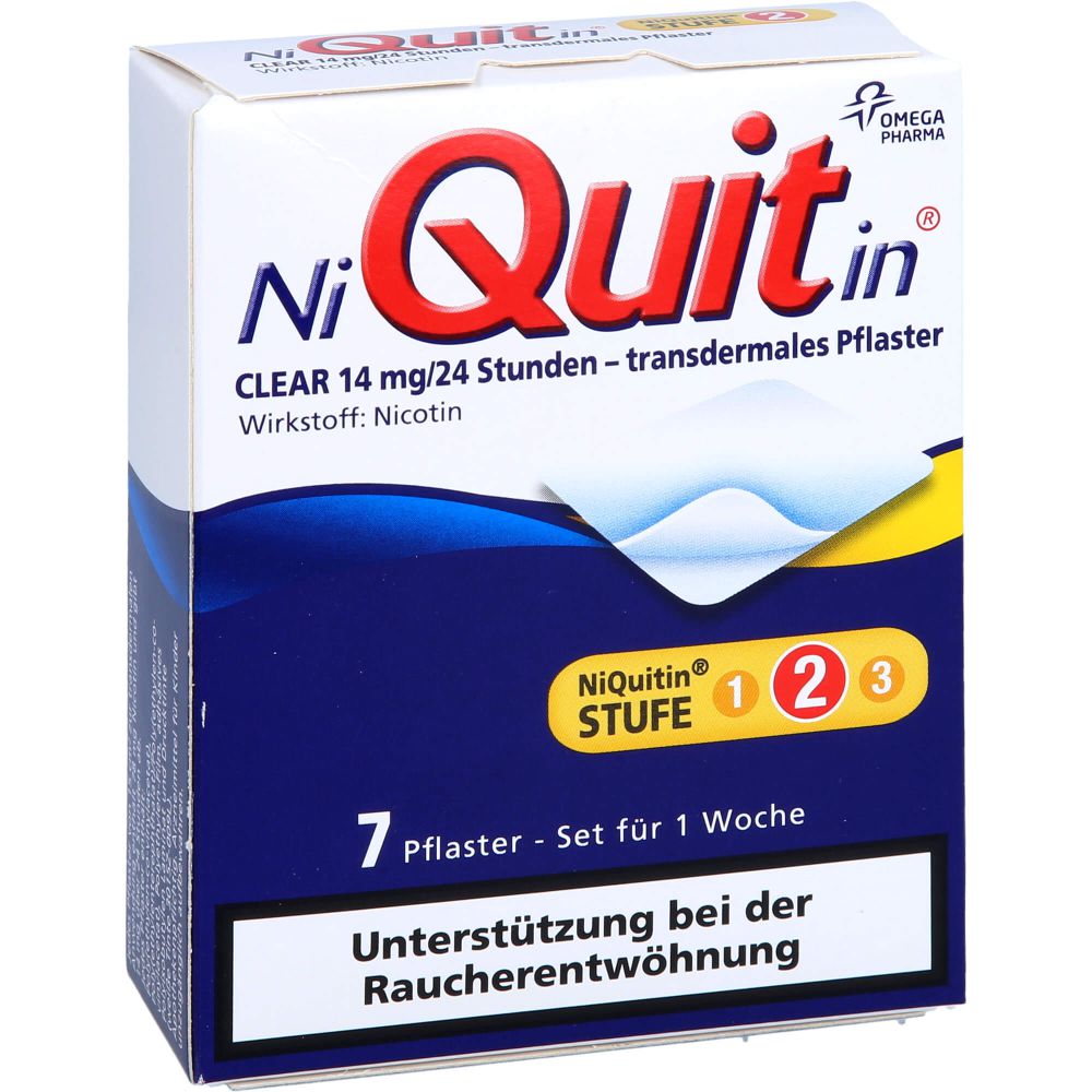 NIQUITIN Clear 14 mg transdermale Pflaster