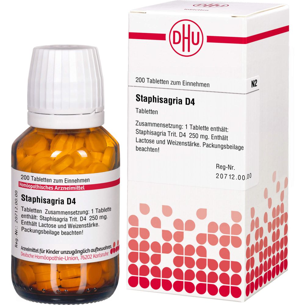 STAPHISAGRIA D 4 Tabletten