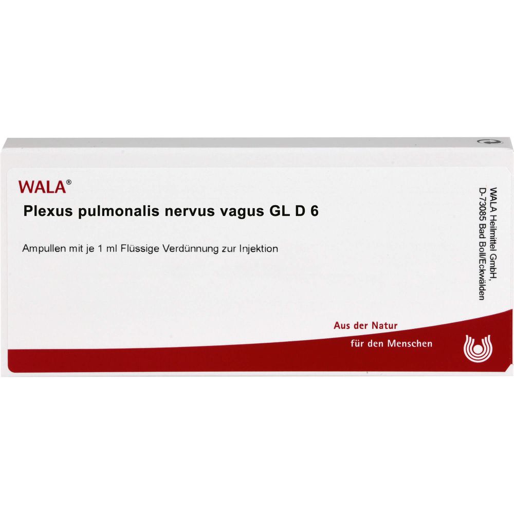 Wala Plexus Pulmonalis Nervus vagus Gl D 6 Ampullen 10 ml