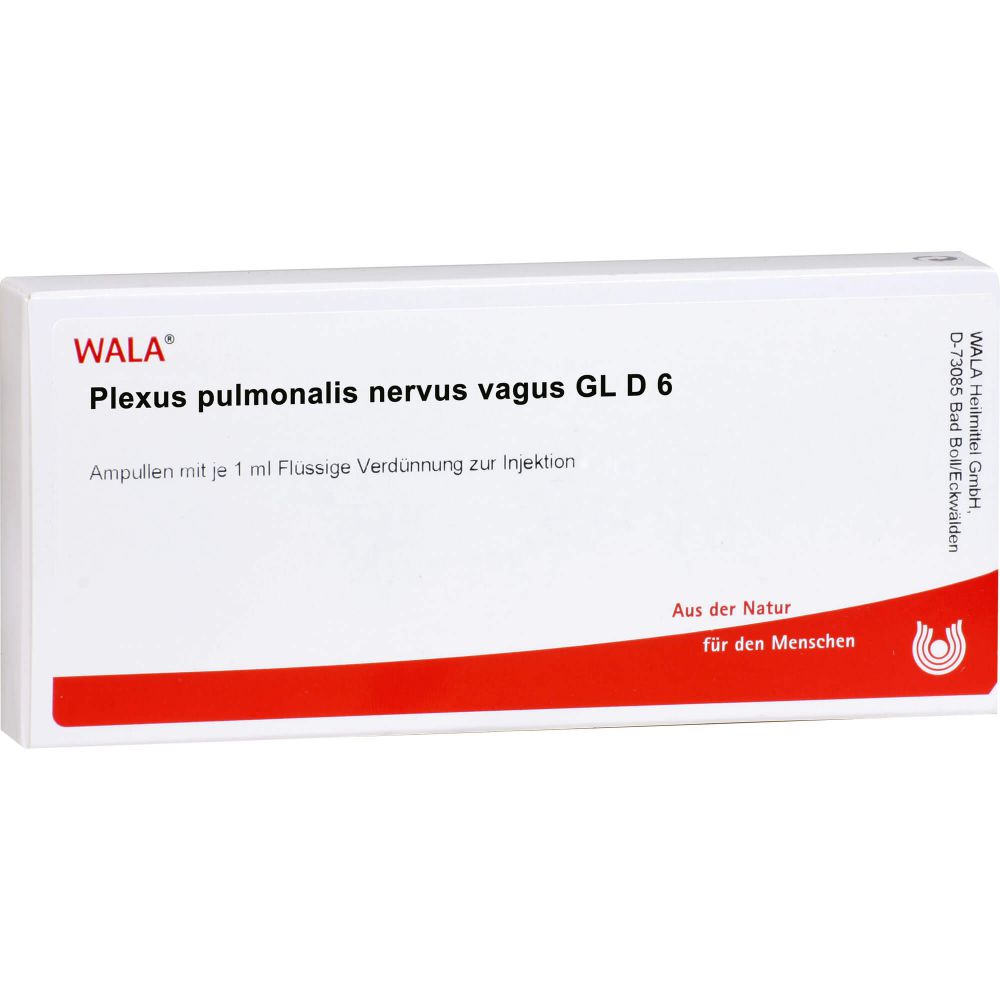 Wala Plexus Pulmonalis Nervus vagus Gl D 6 Ampullen 10 ml