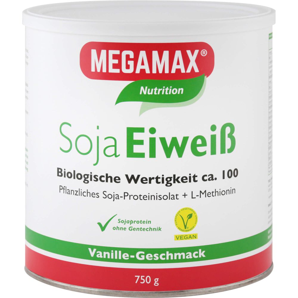 MEGAMAX Soja Eiweiß Vanille Pulver