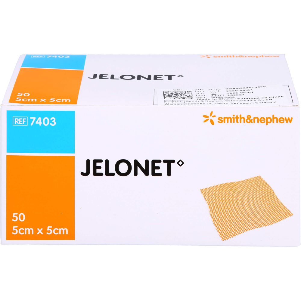 JELONET Paraffingaze 5x5 cm steril Peelpack