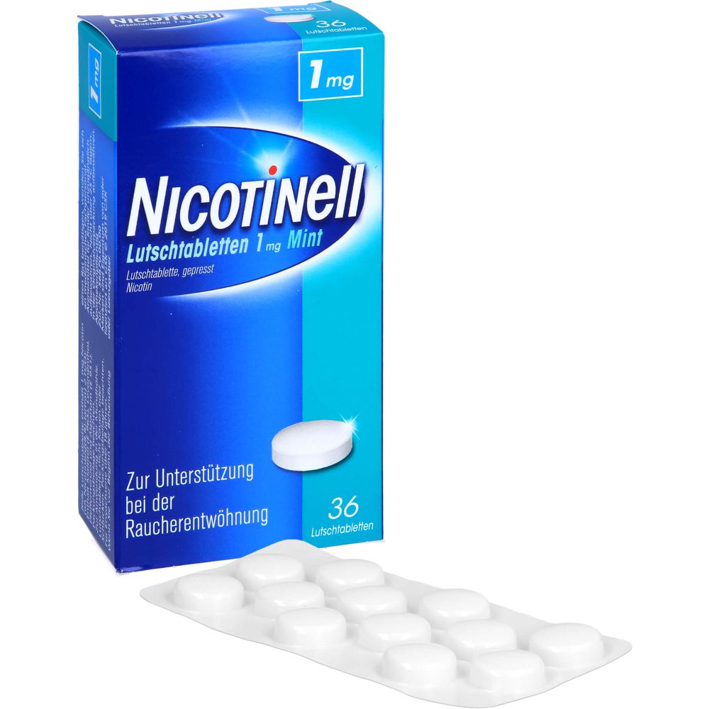 Nicotinell Lutschtabletten 1 mg Mint 36 St
