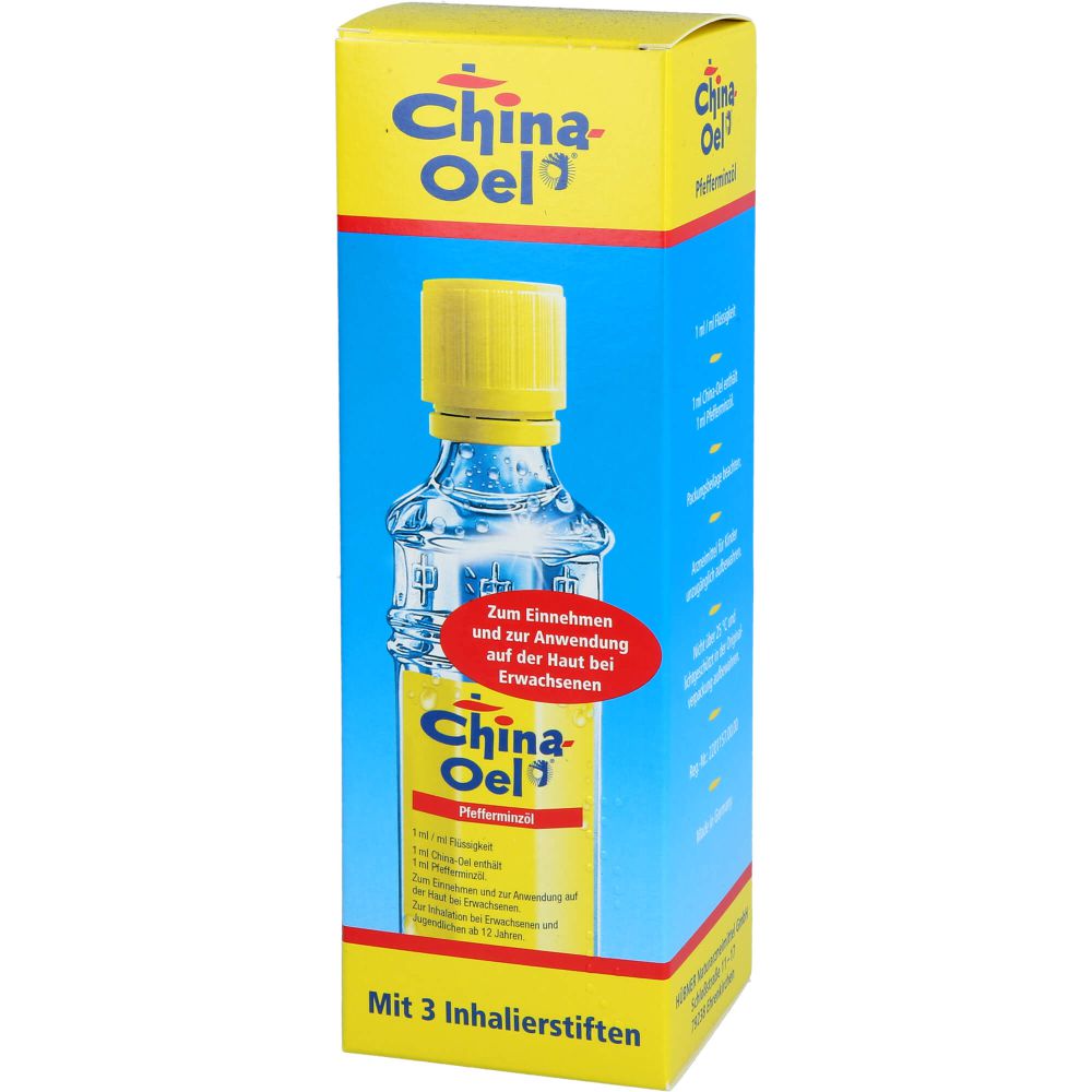 CHINA ÖL mit 3 Inhalatoren