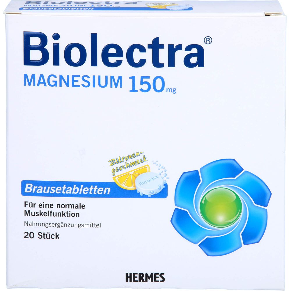 BIOLECTRA Magnesium 150 mg Zitrone Brausetabletten