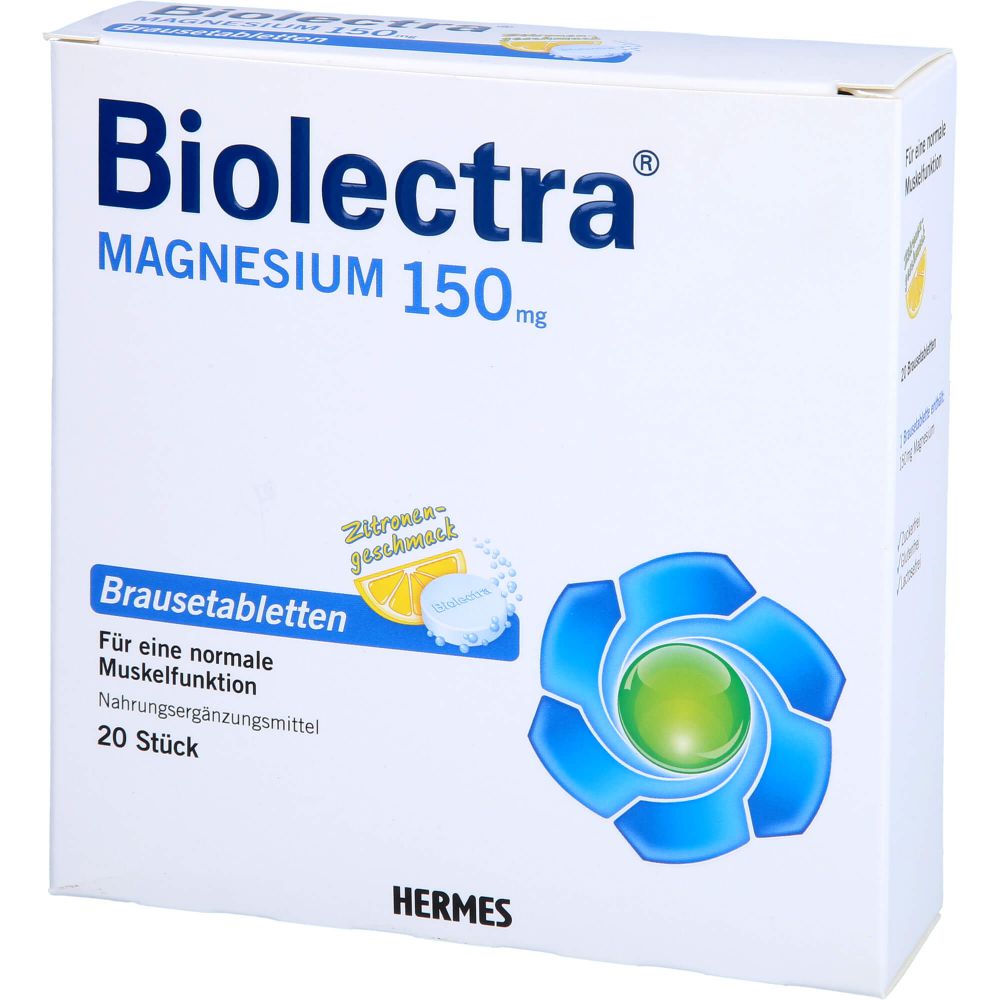 BIOLECTRA Magnesium 150 mg Zitrone Brausetabletten