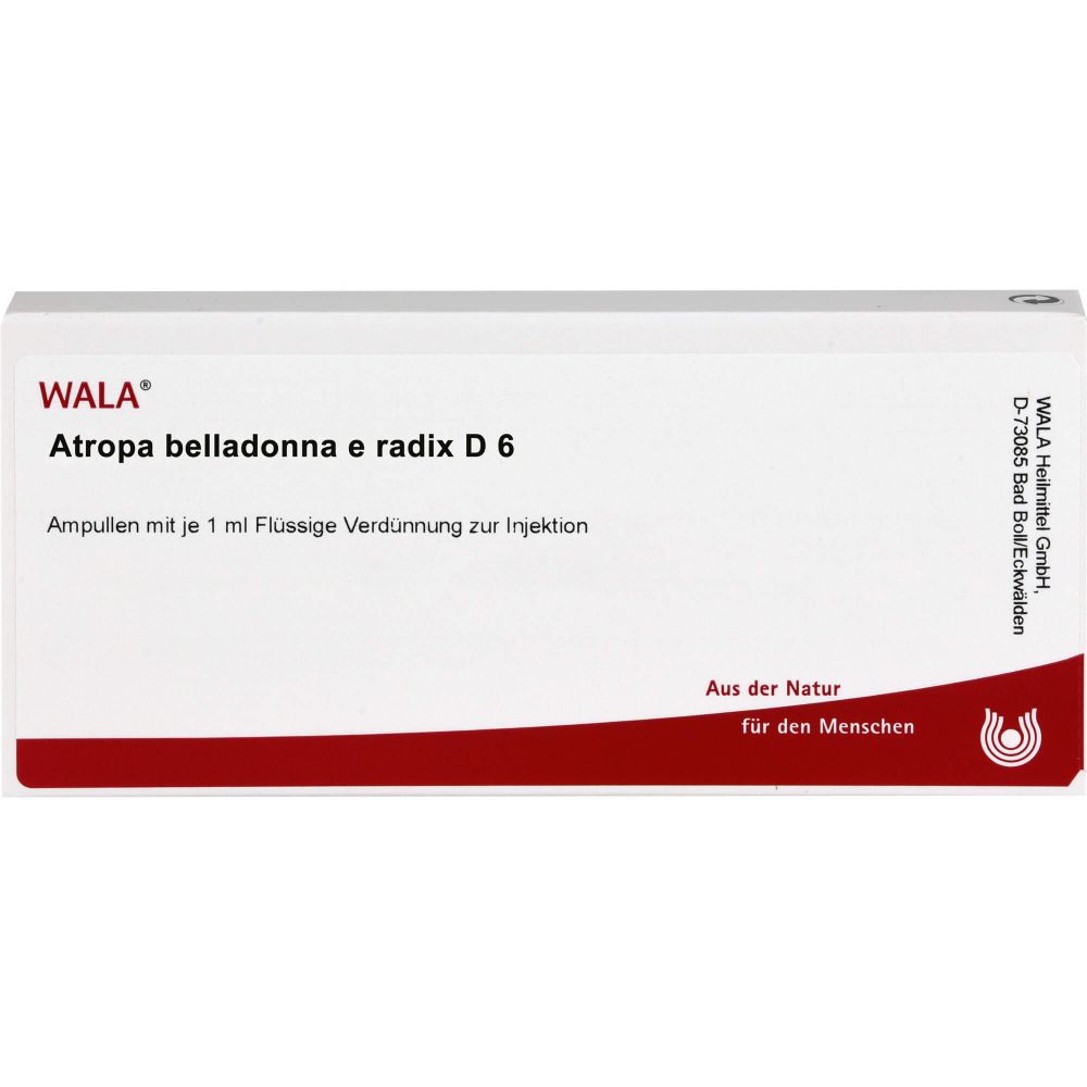 Wala Atropa belladonna e Radix D 6 Ampullen 10 ml