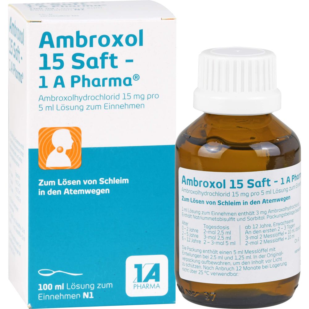 AMBROXOL 15 Saft-1A Pharma